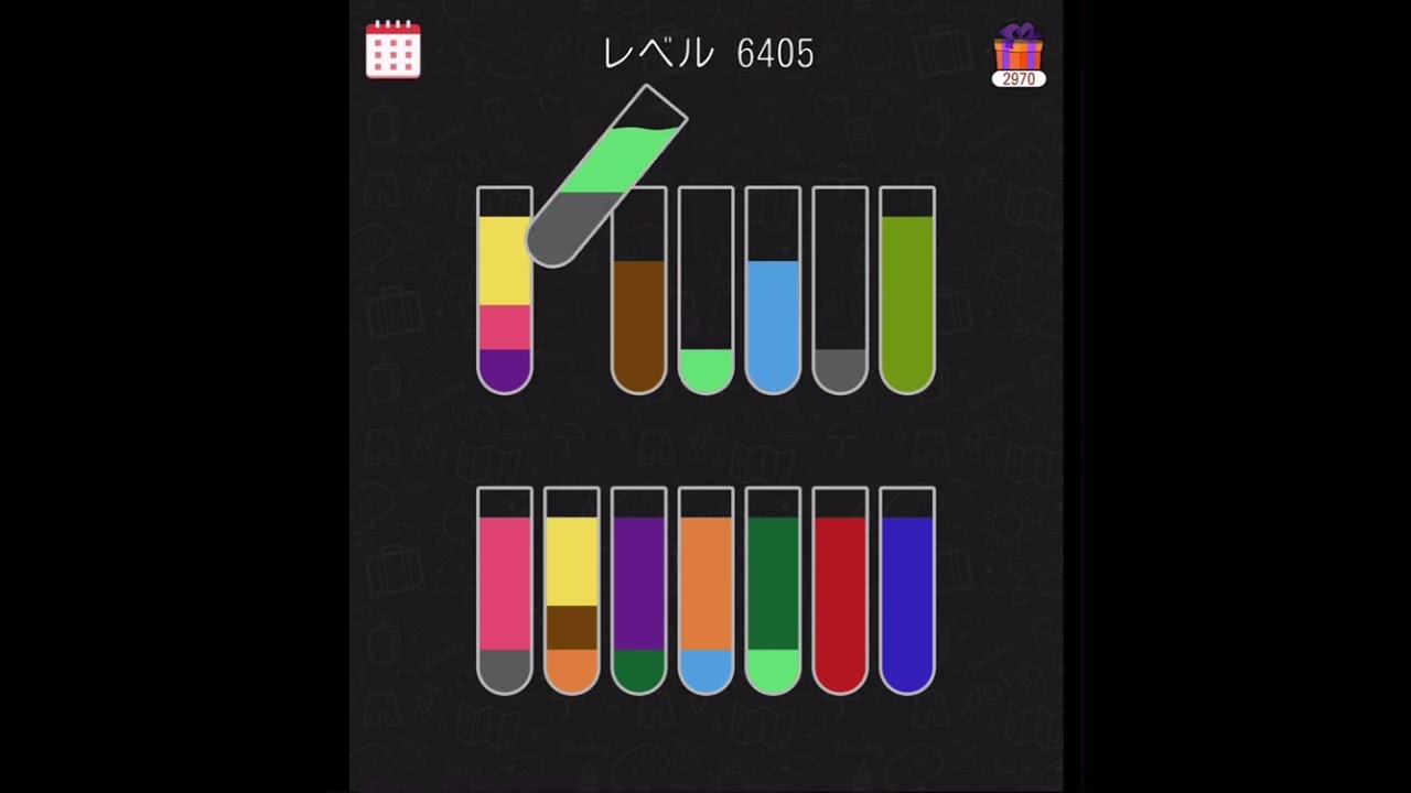 Water sort puzzle level 6405