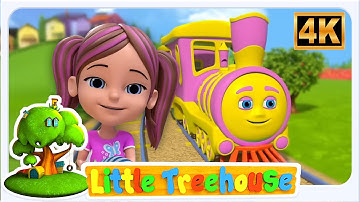 🎵 Little Treehouse Türkçe | Tren Tekerlekleri Şarkısı | Çocuklar İçin Eğlence
