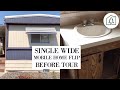 SINGLE WIDE MOBILE HOME FLIP BEFORE TOUR | WHAT WE NEED TO REMODEL TO  GET A HIGH  ROI