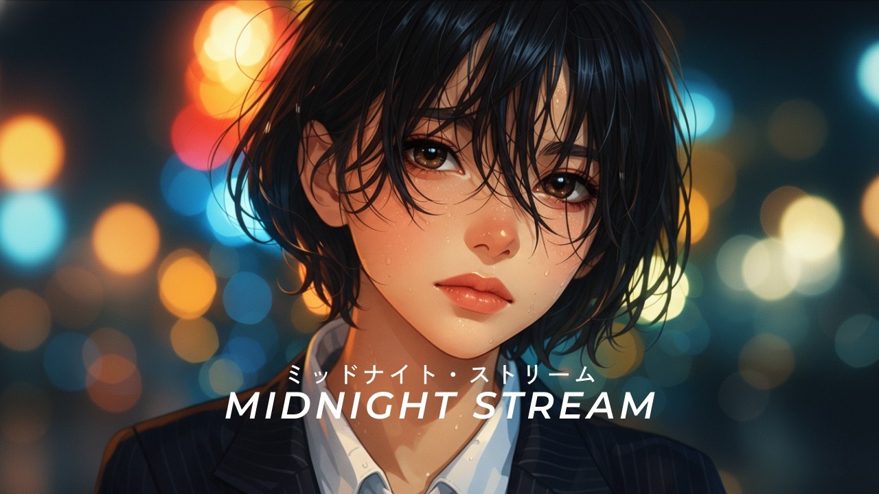Midnight Stream (Official Lyric Video) | Japanese City Pop