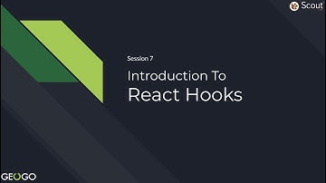Introduction to React Hooks | Full-Stack Web Internship Program | Geogo
