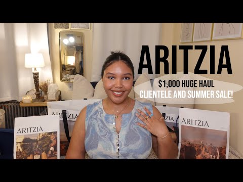 *huge* ARITZIA try on haul! Clientele Sale 2021