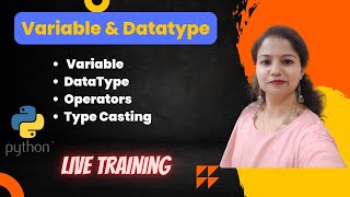 Variable| Datatype | Operators | Type Casting | type () | Python Basics in Hindi | Class 11 /12 CS