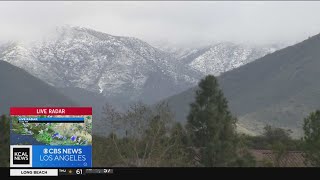 Orange County rain leads to flood watch for inland areas Santa Ana Mountains