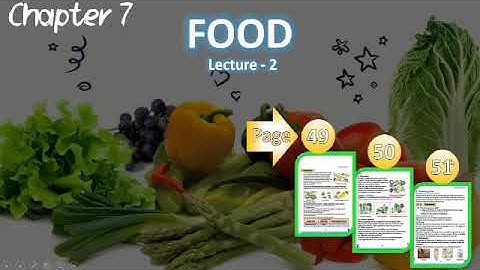 CLASS THREE || ELEMENTARY SCIENCE || CHAPTER-7-FOOD (PART-2) || VIDEO 2 || [ANNUAL EXAM]