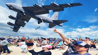 Footage Rare! USAF's B-52 Stratofortress Epic Takeoff