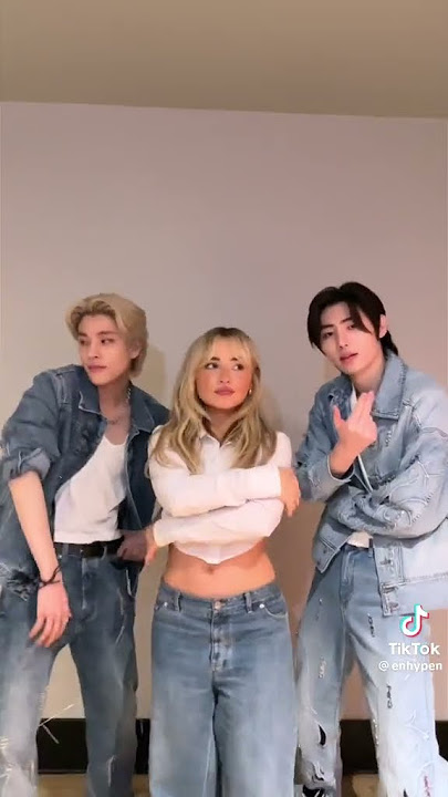 Jakehoon with Sabrina carpenter 🩵🩵🤍🤍#enhypen #biteme #sabrinacarpenter #jake #sunghoon #fyp #shots