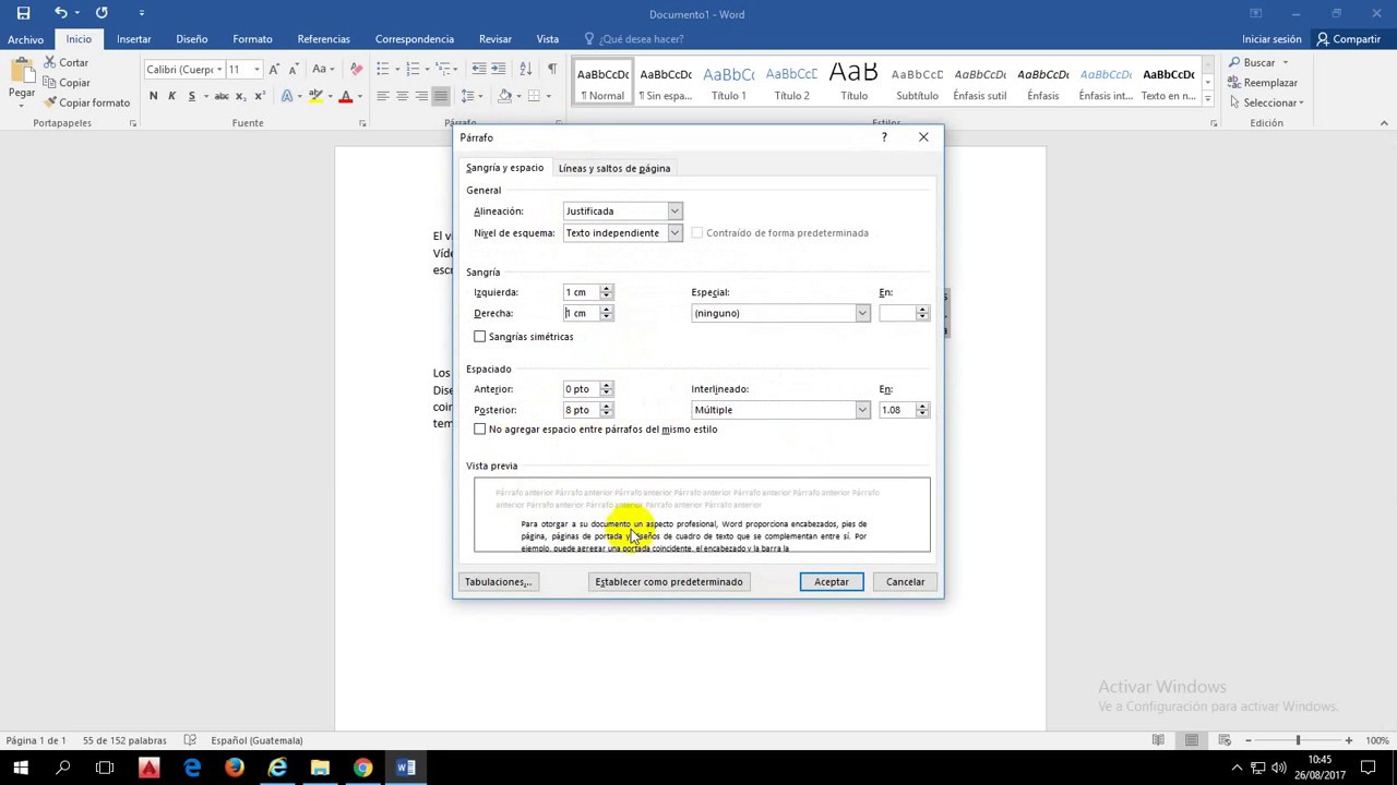 Como Aplicar Formato A Los Textos De Un Documento En Word Youtube