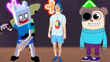 FNF Character Test | Gameplay VS Real Life | ALL Blue Characters