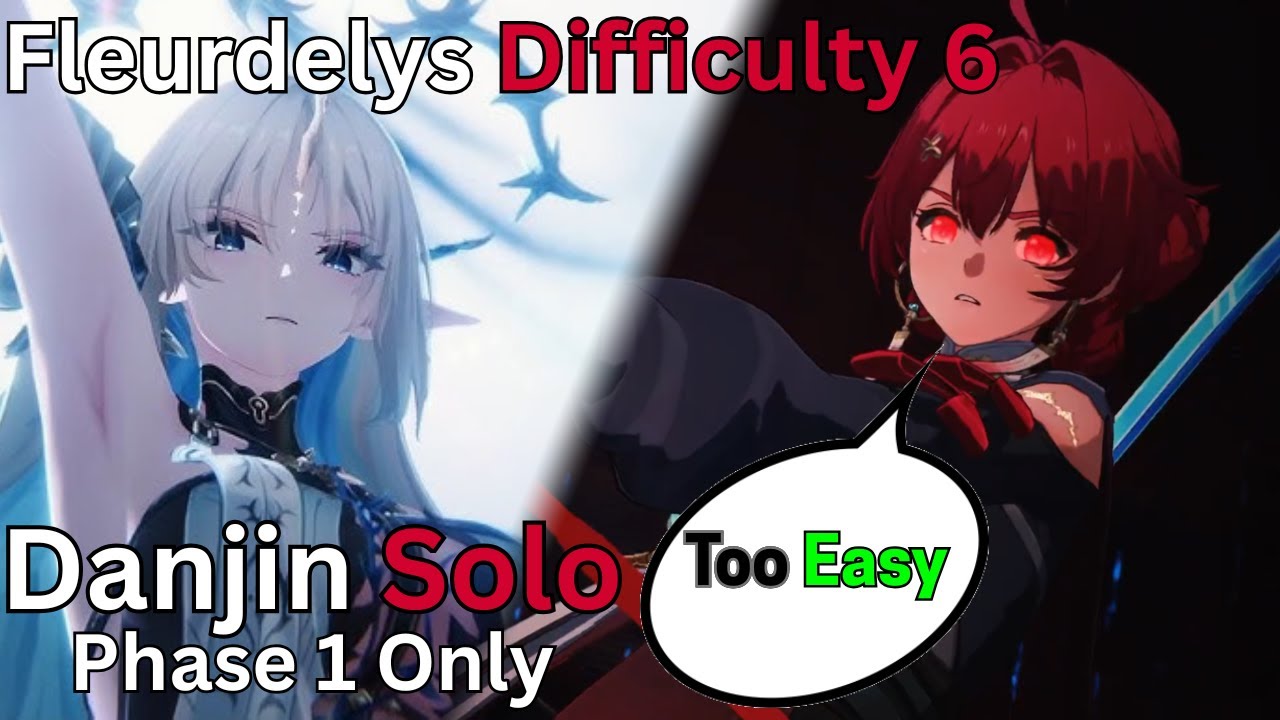 [Wuthering Waves] Fleurdelys Hologram Solo | Danjin S6R1 [No Hit/No Food/ 1st Phase only]