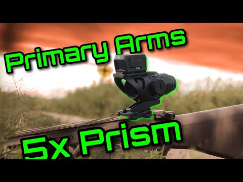 The King of Fixed Magnification Light Weight Optics - Primary Arms SLX 5x Micro Prism ACSS Aura Mil