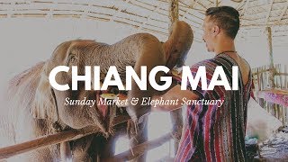 Chiang Mai Walking Street & Elephant Jungle Sanctuary Travel Vlog | Sony RX100 V