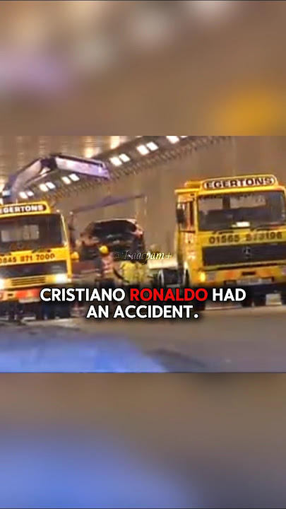 Ronaldo car Accident 👿☠️🔥💯😲🙏 #trending #football #cars