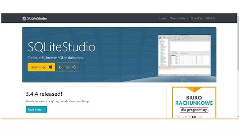 sqLiteStudio, herramienta gráfica para manejo de bases de datos. Descargar, instalar, gratis.