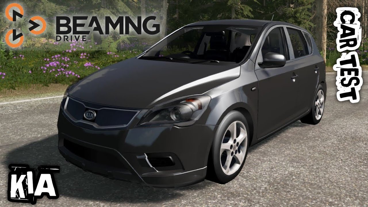 KIA Ceed Car Crash Test Beamng.drive YouTube