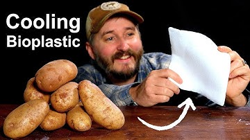 Radiative Cooling Aerogel from Potatoes  (and other DIY bioplastics)