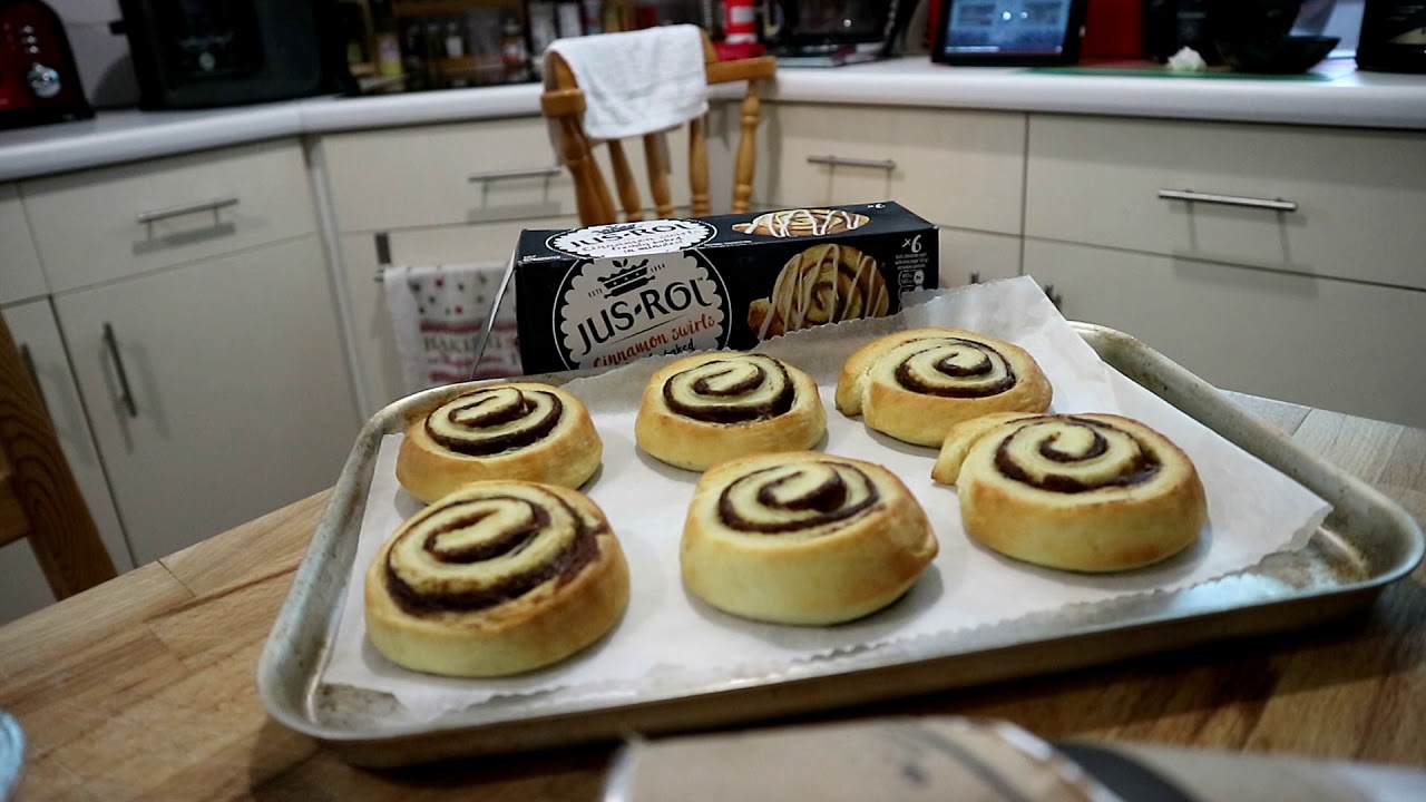 JusRol Cinnamon Swirls How To Cook 👩‍🍳 YouTube