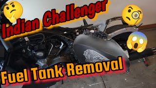 2023 Indian Challenger Fuel Tank Removal prt3