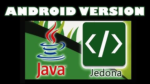 JEDONA COMPILER FOR JAVA APPLICATION (ANDROID VERSION)