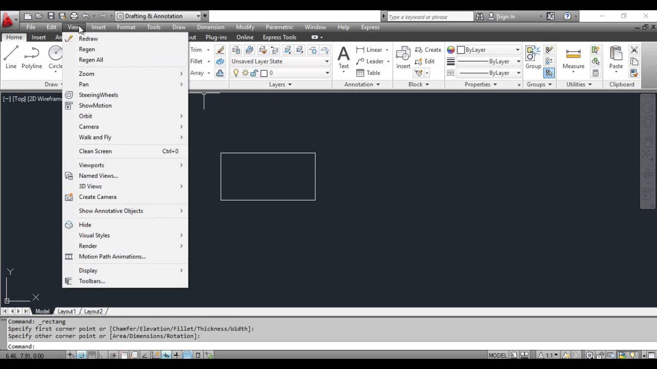 autocad commands with _