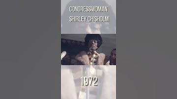 Thumbnail of SHIRLEY CHISHOLM: "We need a new voice on the American scene!"
