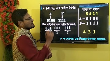 হেক্সাডেসিমেল সংখ্যা 4F এর অক্টাল || HSC ICT Chapter 3 | Hexadecimal 4F= octal | #hexadecimaltooctal