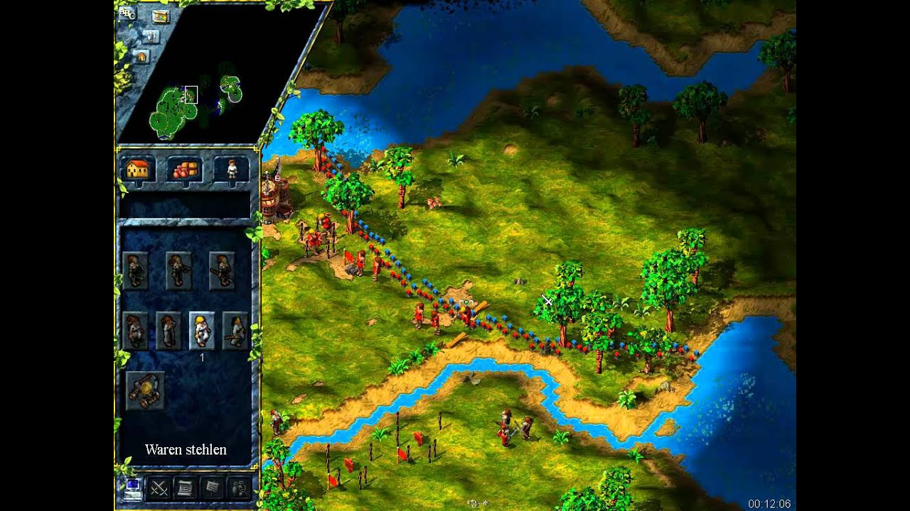Die Siedler 3 Amazonen Mission 4 Teil 1 Youtube