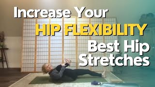 Increase Hip Flexibility for Seniors: The Best Stretching Routine on the Floor With Vicki @Yoga4man
