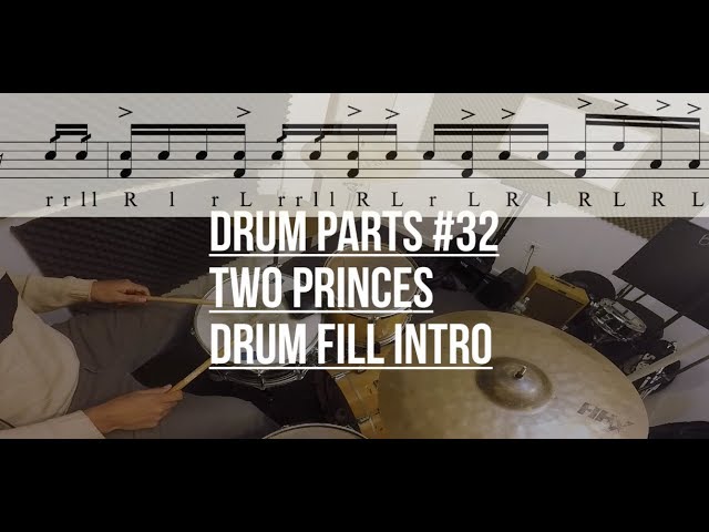 Drum Parts #32 - Two Princes  - Spin Doctors - Drum Intro