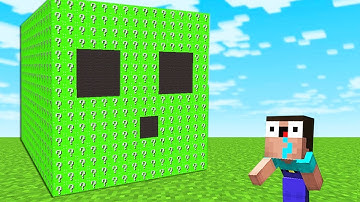 NOOB vs LUCKY BLOCK SLIME MUTANT in MINECRAFT!