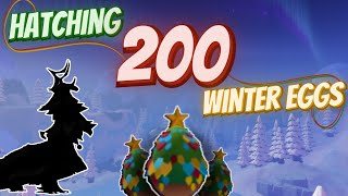 Opening 200 Winter eggs 2023 (Dragon Adventures)