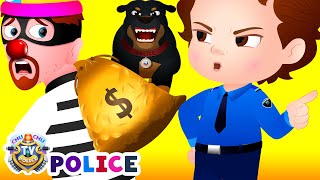 chuchu tv police saving the kids money bank robbery episode fun stories for children