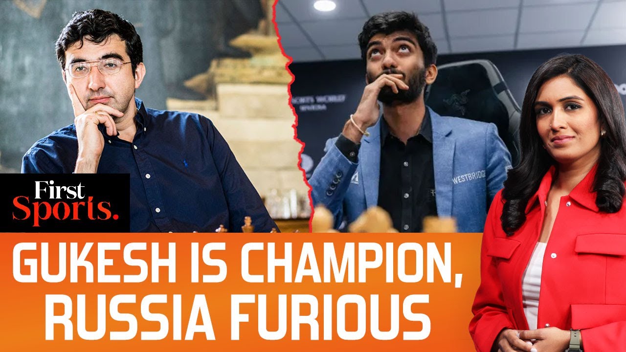 D Gukesh Crowned Youngest World Chess Champion, Russia Furious | First Sports With Rupha Ramani