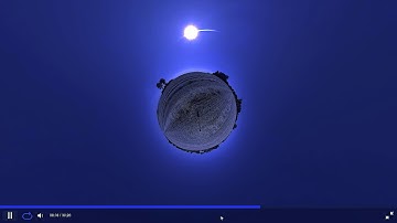 2017 ECLIPSE tiny planet 360 GoPro OMNI