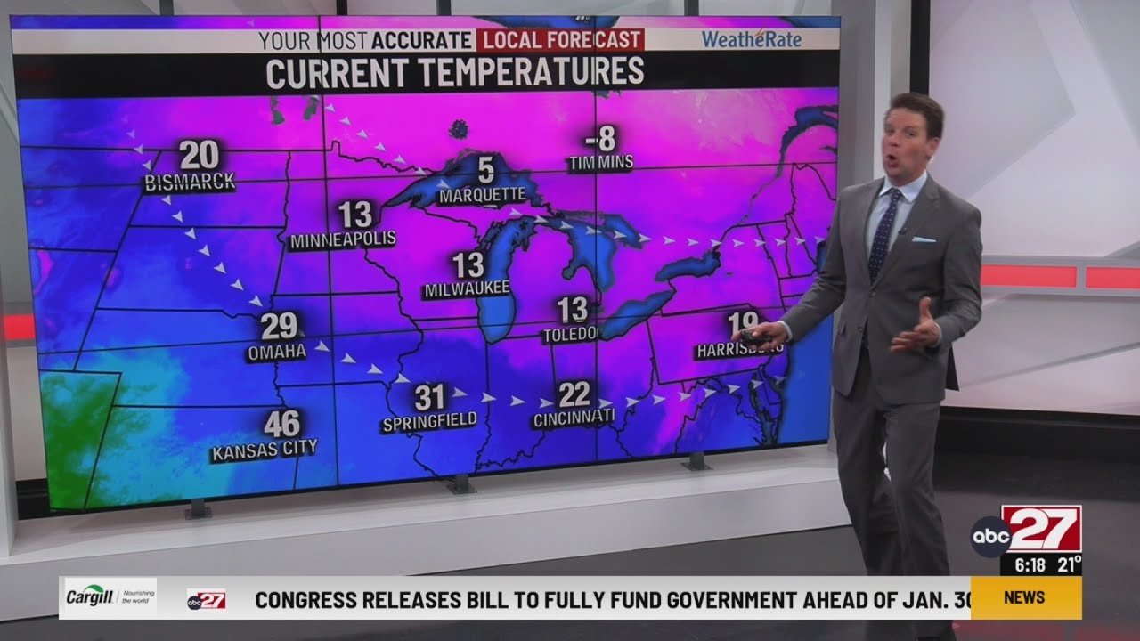 Eric's Tuesday PM forecast update
