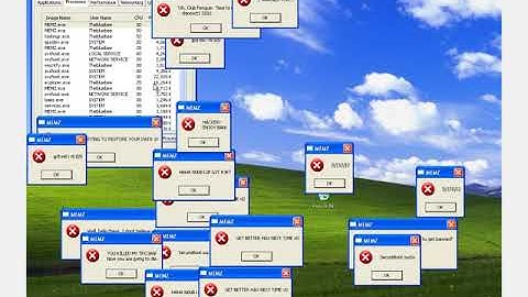Running MEMZ Virus On Windows XP