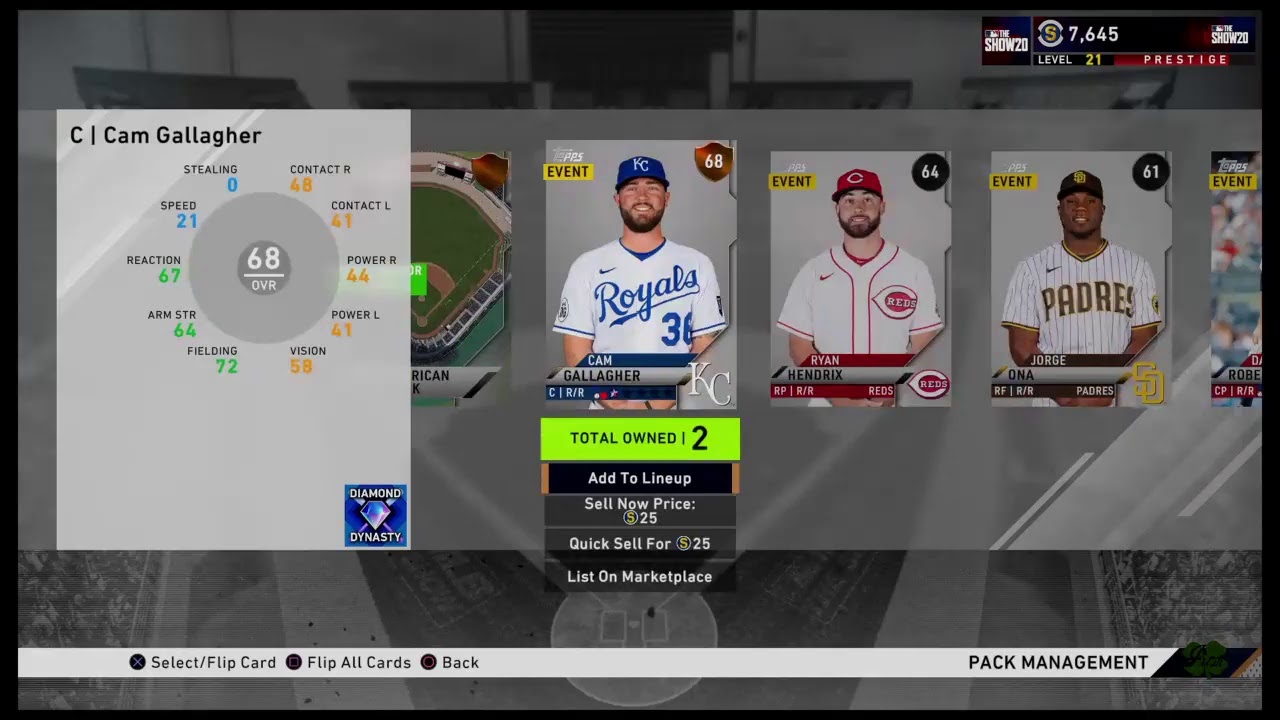 6th inning conquest pack opening