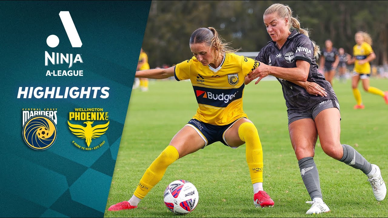 HIGHLIGHTS Central Coast Mariners vs Wellington Phoenix ALeague