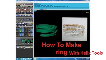 How To Make Ring With Helix Matrix 8 Jewellery Design (Unity Institute Surat)