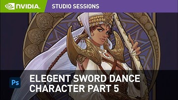 Illustrating Elegant Sword Dance Character w/ Yangtian Li Part 5: Background Details