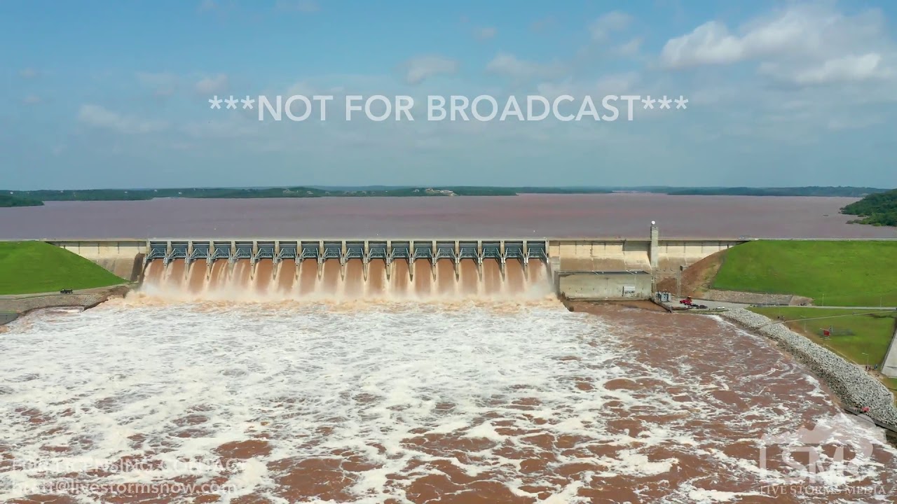 05/28/19 Mannford, Oklahoma Keystone Lake Dam Flooding Arkansas