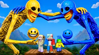 【ベリティ VS フォルシティ⁉️】恐怖のAIモンスターに襲撃されるマインクラフト😱【マイクラ】ぽっぴんず