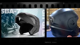 Unboxing of Steelbird Sba-7 7wings Dashing Flip Up Helmet | Sba-7 Helmet Visor change....