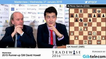 Masterclass David Howell & Mariya Muzychuk  - Tradewise Gibraltar Chess Festival 2016