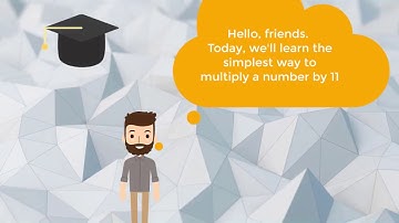 How to multiply ANY number by 11 in just micro seconds - Easiest MATH-TRICK