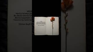 Orhan Seyfi Orhon/Vedâ,,