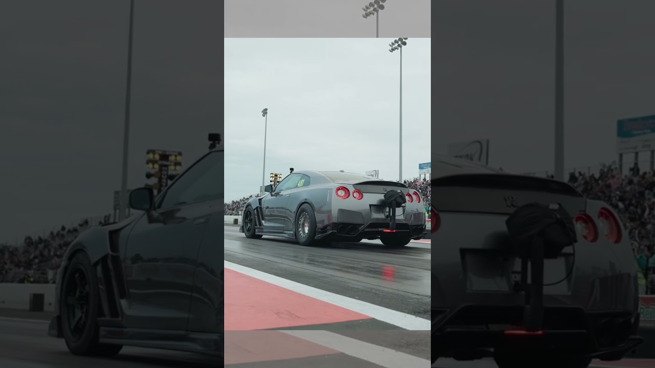 Drag Setup R35 Nissan GTR EPIC launch at TX2K23