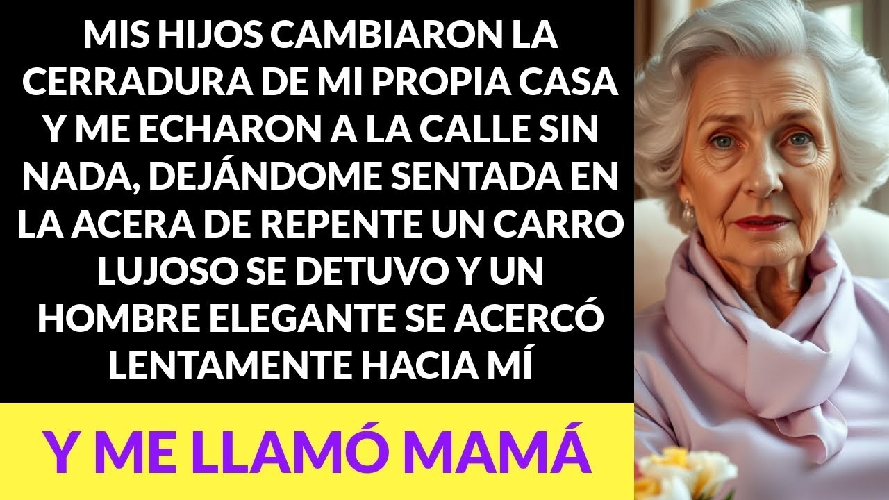 Cambiaron La Cerradura En Mi Cara... Me Senté En La Acera... Y Mi Hijo Perdido Me Llamó Mamá