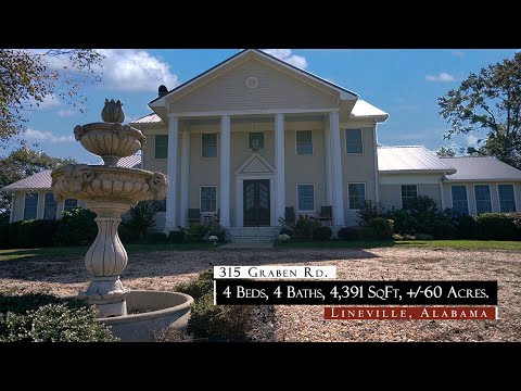 315 Graben Rd, Lineville, AL home video tour
