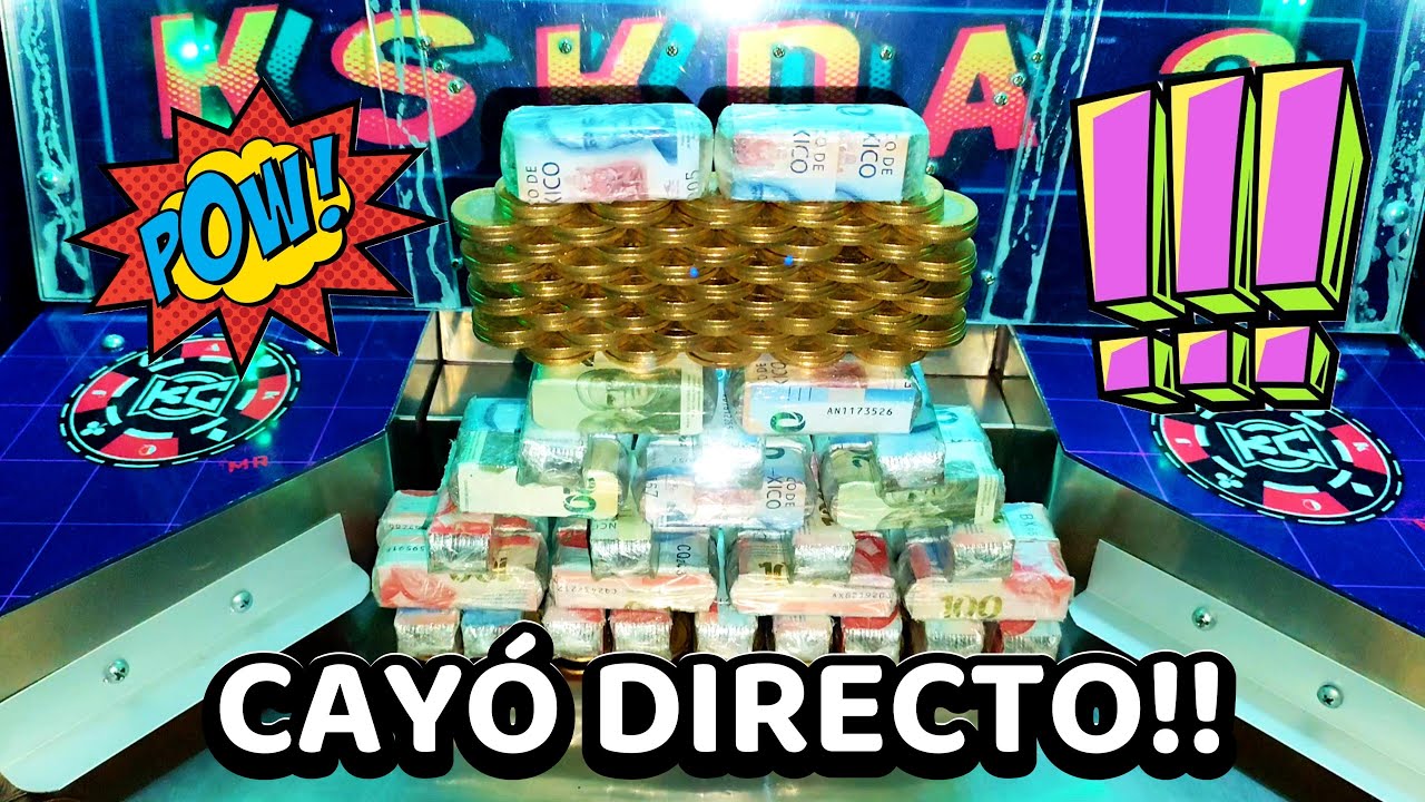 MAXIMA Apuesta de $5,000 Pesos X Un Montón De Premios Maquina de Cascada 2 de $10 Pesos